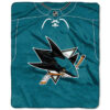 San Jose Sharks Blanket FLeece Blanket Throw Blanket 6 san jose sharks blanket fleece blanket throw blanket v8
