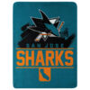 San Jose Sharks Blanket Sherpa Blanket Throw Blanket 6 san jose sharks blanket sherpa blanket throw blanket v1
