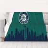 Seattle Mariners Blanket FLeece Blanket Throw Blanket 6 seattle mariners blanket fleece blanket throw blanket v1