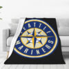 Seattle Mariners Blanket FLeece Blanket Throw Blanket 5 seattle mariners blanket fleece blanket throw blanket v14