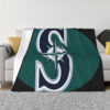 Seattle Mariners Blanket FLeece Blanket Throw Blanket 5 seattle mariners blanket fleece blanket throw blanket v4