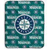 Seattle Mariners Blanket FLeece Blanket Throw Blanket 5 seattle mariners blanket fleece blanket throw blanket v49