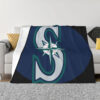 Seattle Mariners Blankets FLeece Blanket Throw Blanket 5 seattle mariners blankets fleece blanket throw blanket v11
