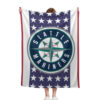 Seattle Mariners Blankets FLeece Blanket Throw Blanket 6 seattle mariners blankets fleece blanket throw blanket v36