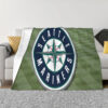 Seattle Mariners Blankets FLeece Blanket Throw Blanket 5 seattle mariners blankets fleece blanket throw blanket v5