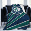 Seattle Mariners Blankets FLeece Blanket Throw Blanket 5 seattle mariners blankets fleece blanket throw blanket v52