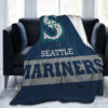 Seattle Mariners Blankets Sherpa Blanket Throw Blanket 6 seattle mariners blankets sherpa blanket throw blanket v23