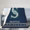 Seattle Mariners Blankets Sherpa Blanket Throw Blanket 6 seattle mariners blankets sherpa blanket throw blanket v38