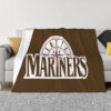 Seattle Mariners Blankets Sherpa Blanket Throw Blanket 5 seattle mariners blankets sherpa blanket throw blanket v53
