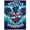 Seattle Seahawks Blanket FLeece Blanket Throw Blanket 5 seattle seahawks blanket fleece blanket throw blanket v24