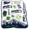 Seattle Seahawks Blanket FLeece Blanket Throw Blanket 5 seattle seahawks blanket fleece blanket throw blanket v57