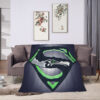 Seattle Seahawks Blanket Sherpa Blanket Throw Blanket 6 seattle seahawks blanket sherpa blanket throw blanket v4