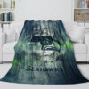 Seattle Seahawks Blanket Sherpa Blanket Throw Blanket 5 seattle seahawks blanket sherpa blanket throw blanket v42
