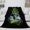 Seattle Seahawks Blankets FLeece Blanket Throw Blanket 5 seattle seahawks blankets fleece blanket throw blanket v65