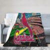 St Louis Cardinals Blanket FLeece Blanket Throw Blanket 5 st louis cardinals blanket fleece blanket throw blanket v6