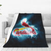St Louis Cardinals Blanket Sherpa Blanket Throw Blanket 5 st louis cardinals blanket sherpa blanket throw blanket v41