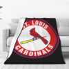 St Louis Cardinals Blanket Sherpa Blanket Throw Blanket 5 st louis cardinals blanket sherpa blanket throw blanket v48