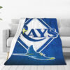 Tampa Bay Rays Blanket Sherpa Blanket Throw Blanket 5 tampa bay rays blanket sherpa blanket throw blanket v29