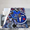 Tennessee Titans Blanket FLeece Blanket Throw Blanket 6 tennessee titans blanket fleece blanket throw blanket v63