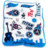 Tennessee Titans Blankets FLeece Blanket Throw Blanket 6 tennessee titans blankets fleece blanket throw blanket v44