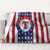 Texas Rangers Blanket Sherpa Blanket Throw Blanket 5 texas rangers blanket sherpa blanket throw blanket v18
