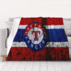 Texas Rangers Blankets FLeece Blanket Throw Blanket 6 texas rangers blankets fleece blanket throw blanket v29