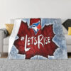 Toronto Blue Jays Blanket Sherpa Blanket Throw Blanket 5 toronto blue jays blanket sherpa blanket throw blanket v2
