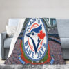 Toronto Blue Jays Blankets Sherpa Blanket Throw Blanket 6 toronto blue jays blankets sherpa blanket throw blanket v1
