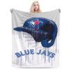 Toronto Blue Jays Blankets Sherpa Blanket Throw Blanket 5 toronto blue jays blankets sherpa blanket throw blanket v5