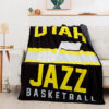 Utah Jazz Blanket FLeece Blanket Throw Blanket 5 utah jazz blanket fleece blanket throw blanket v5