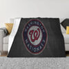Washington Nationals Blanket FLeece Blanket Throw Blanket 6 washington nationals blanket fleece blanket throw blanket v7