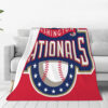 Washington Nationals Blankets Sherpa Blanket Throw Blanket 6 washington nationals blankets sherpa blanket throw blanket v8