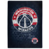 Washington Wizards Blankets Sherpa Blanket Throw Blanket 6 washington wizards blankets sherpa blanket throw blanket v17