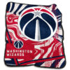 Washington Wizards Blankets Sherpa Blanket Throw Blanket 5 washington wizards blankets sherpa blanket throw blanket v5