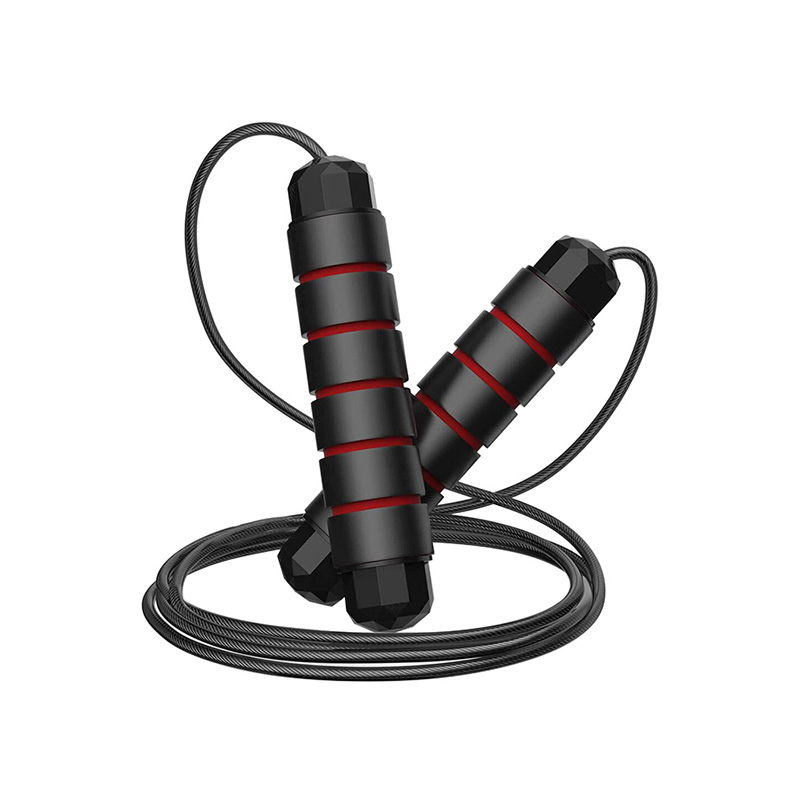 FK Sport Room Adjustable Steel Cable Jump Rope 9.2 ft - PVC Coated Speed Rope with Ball Bearings & EVA Foam Handles FK Sport Room Adjustable Steel Cable Jump Rope 9.2 ft - PVC Coated Speed Rope with Ball Bearings & EVA Foam Handles